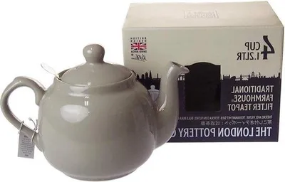 Immagine prodotto di Famanu: Teiera in Vetroceramica con infusore, 1,2 litri, colore grigio