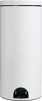 Image de Poubelle à pédale 30l blanc - Rossignol - 90233 - elora