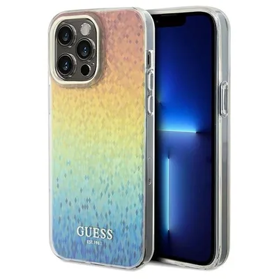 Produktbild von Guess Iml Faceted Mirror Disco Iridescent Hülle Für Iphone 13 Pro / 13 - Mehrfarbig