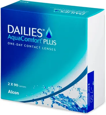 Produktbild von Dailies AquaComfort Plus (180 Linsen) Stärke: -3.25, BC: 8.70, DIA: 14.00