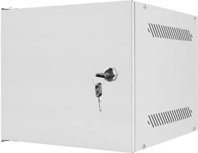 Produktbild von Lanberg Rack Wandschrank 10" 4U/280X310 Metalltür grau
