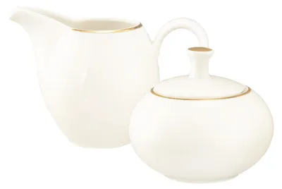 Produktbild von Seltmann Weiden Savona Milch- und Zuckerset 2-teilig Goldlinie