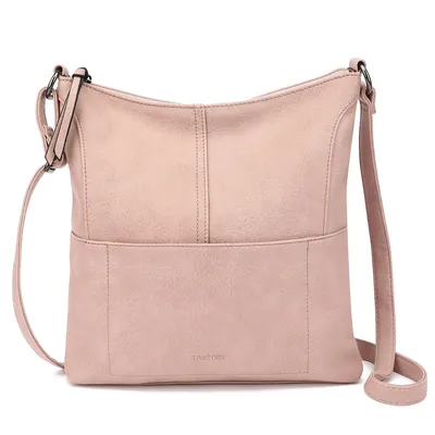 Produktbild von Schultertasche Handtasche Damen Shopper Tasche Crossbody Bag Freizeit leicht, Kunstleder shopper mit Reißverschluss für College Arbeit Einkauf