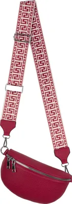 Produktbild von Bauchtasche (7706) Umhängetasche Crossbody-Bag Kunstleder Italy-Design FUCHSIA