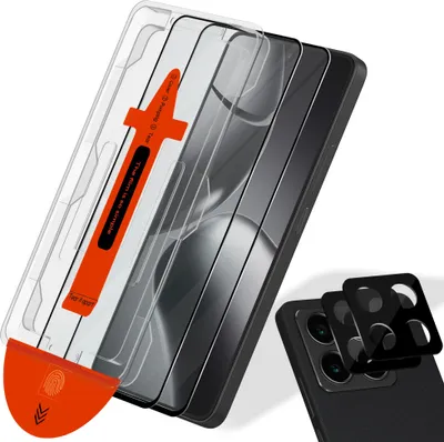 Zdjęcie produktu dla 2-pak Xiaomi 14T Pro Szkło ochronne na ekran & 2-pak ochrona obiektywu - Szkło hartowane | [Automatyczna instalacja] - Bez bąbelków