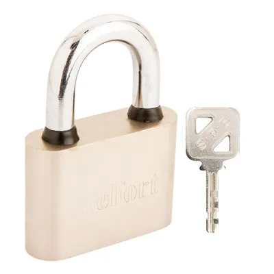 Image de Cadenas en laiton 60 mm avec clés