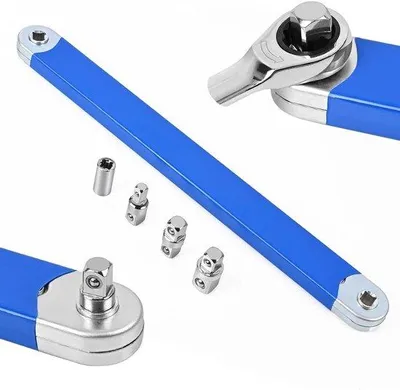 Produktbild von Gebogene Verlängerungsschlüssel 1/2", 1/4", 3/8" für Mechaniker