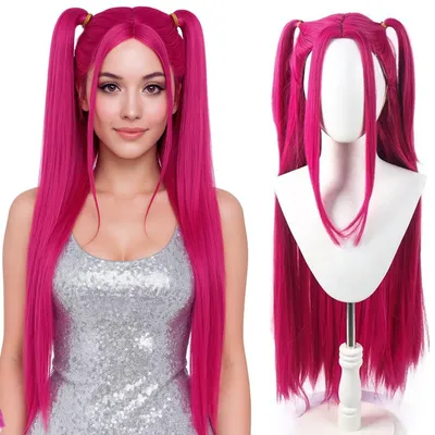 Obrázok produktu pre Paruka cosplay, anime, model Mira, blond, dlhé rovné vlasy, 30 palcov, odolná voči teplu
