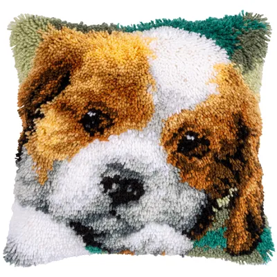 Produktbild von Vervaco, Knüpfkissenpackung kleiner Hund