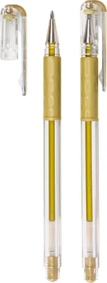 Zdjęcie produktu dla Pentel K118, Długopis żelowy, Złoto, Złoto, 0,35 mm, Pogrubiony, Oburęczny