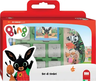 Produktbild von Multiprint Bing, Stempel-Set für Kinder, 3 Jahr(e), Nicht toxisch, Mehrfarbig, 12 Stück(e)