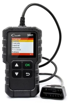 Obrázek produktu pro Tester diagnostiky s rozhraním pro automobily, profesionální, Launch Creader, univerzální OBD2 EOBD skener kódů vozidel CR3001