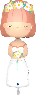 Produktbild von Folieballon: The Bride mit 152cm