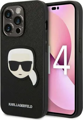Produktbild von Karl Lagerfeld iPhone 14 Pro Max Back cover case - - Black