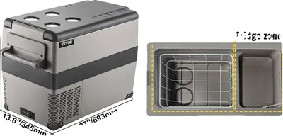 Produktbild von Auto-Kühlschrank, tragbar, effiziente Kühlung, 45L