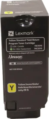 Produktbild von Lexmark 74C2SY0 Toner Yellow -Bulk