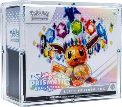 Produktbild von Acryl Case für Pokemon Top Elite Trainer Box Premium Schutzbox TTB ETB Schutz