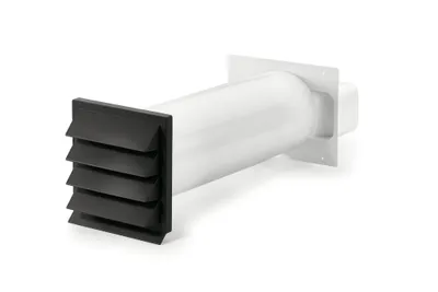Produktbild von K-KLIMA-R flow 150 Mauerkasten in anthrazit mit Rechteck-Anschluss 227a x 94a mm