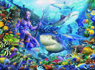 Image de Puzzle Ravensburger - Roi de la mer (500 pièces)