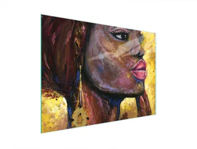 Produktbild von Schneidebrett aus Glas, Serie 'Frau', 40x30 cm, spülmaschinenfest, schützt Arbeitsplatte