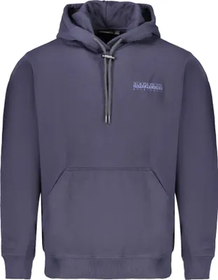 Produktbild von Lässiges Herren-Sweatshirt in Blau mit Kapuze und Kängurutasche
