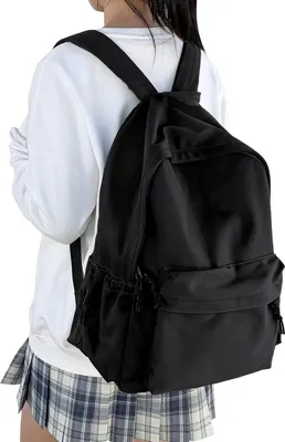 Produktbild von Schulrucksack Damen, Causal Travel Schultaschen 14 Zoll Laptop Rucksack für Mädchen im Teenageralter Leichter Rucksack Wasserabweisend Bookbag