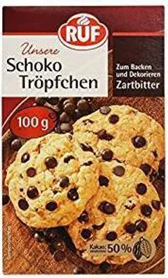 Image de Ruf Nos gouttes de chocolat noir, 100g