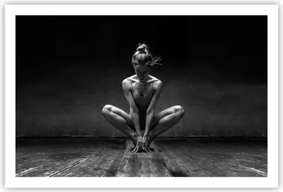 Produktbild von Poster - Poster ohne Rahmen - Tänzerin Frau Ballerina - 91,5x61 cm - Wand Bild - Wanddeko - Wandbilder - Kunstposter - Wandposter - Bilder - Kunstdruck - Wanddekoration - Wandbild - P2XAA91x61-4925