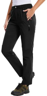 Productafbeelding van Dames Winterbroek - Elastisch en Waterdicht - Zwart