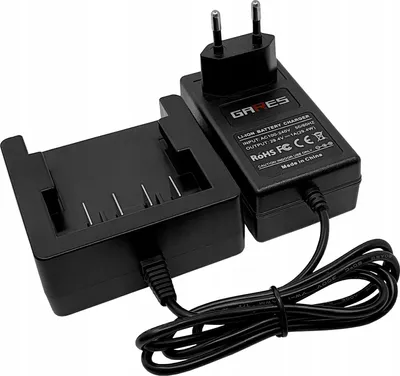 Obrázok produktu pre Gares Rýchlonabíjačka pre GreenWorks G24UC GR2913907 G24 G24B2 G24B4   | 21,6V  | Viacnapäťová nabíjačka pre elektronáradie | Kompatibilná s GreenWorks G24UC GR2913907 G24 G24B2 G24B4   | Prémiová kvalita