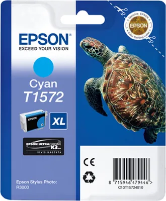 Immagine prodotto di Epson T1572 - Cartuccia d'inchiostro / Ciano (26 ml)