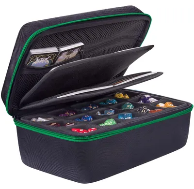 Immagine prodotto di Custodia rigida con organizer, adatta per giochi da tavolo e D&D