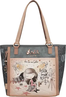 Produktbild von Anekke Shopper Hollywood Shopping Bag Multicolor mehrfarbig
