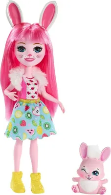 Image de Poupée Enchantimals Bree Bunny Twist - Poupée de 15 cm avec vêtements et accessoires