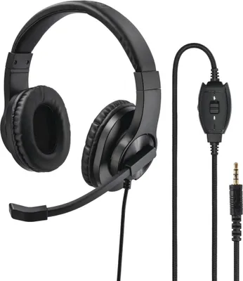 Produktbild von Hama PC-Office-Headset "HS-P350", Stereo, Schwarz