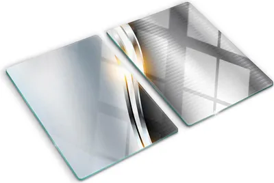 Obrázok produktu pre Sklenená ochranná doska – Kryt varnej dosky – Kryt na indukčnú dosku – 2x40x52 cm – Rýchle čistenie – Tvrdené sklo – textúra