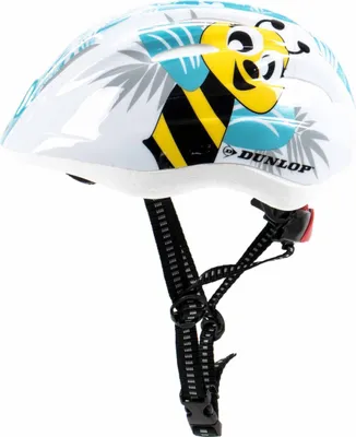 Produktbild von Kinderfahrradhelm Dunlop für Radfahrer, Skater, Eisläufer und Skateboarder, entspricht DIN EN 1078, Design Biene
