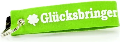 Produktbild von Filz Schlüsselanhänger Glücksbringer mit Kleeblatt