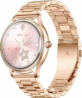 Image de Montre connectée COLMI L28 (dorée + bracelet en acier doré)
