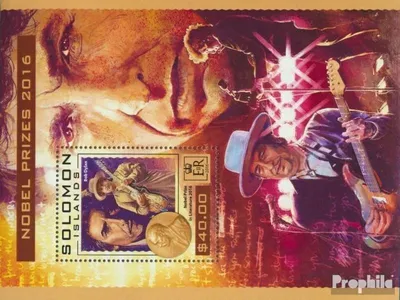 Produktbild von Briefmarken Salomoninseln 2016 Mi Block 571 (kompl. Ausg.) postfrisch Nobelpreise
