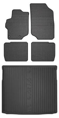 Immagine prodotto di Tappetini gomma SolidPRO + baule DryZone per Peugeot 407 2004-2011 5 pezzi