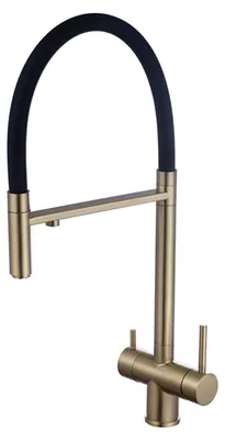 Productafbeelding van 3 Way Keukenkraan met Waterfilter en Flexibele Uitloop