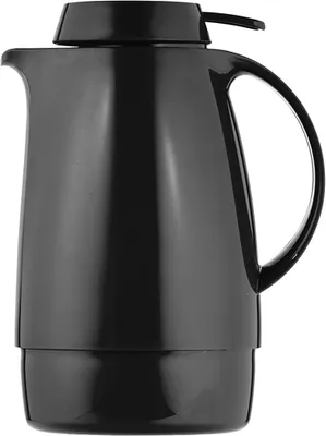Produktbild von Helios Isolierkanne Servitherm 0,6 l schwarz mit Drucktaste