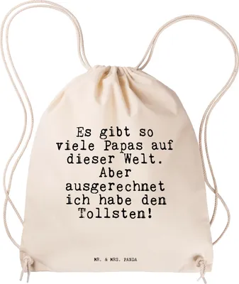 Produktbild von Mr. & Mrs. Panda Turnbeutel Es gibt so viele... - Transparent - Geschenk, Spruch Sprüche Weisheiten Zitate Lustig Weisheit Worte, wander rucksack, Beutel, baumwolle