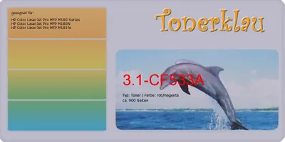 Immagine prodotto di Toner magenta 3.1-CF533A [con chip]  compatibile con HP CF533A [205A]  Pagine: 900