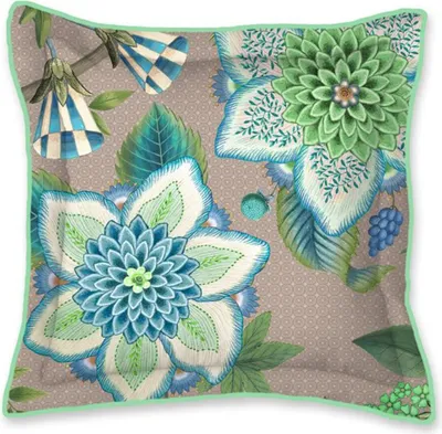 Produktbild von Pip Studio Zierkissen Viva La Vida Farbe Blau Größe 45x45