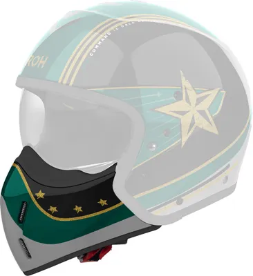 Produktbild von Kinnriemen Airoh J 110 Command Helm in glänzendem Minzgrün