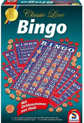 Zdjęcie produktu dla Bingo Classic Line Gra Towarzyska Schmidt Spiele, Dla 2-20 Graczy, Od 8 Lat