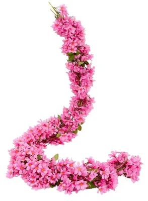 Produktbild von Kirschblüten-Kunstpflanze - 2 Stück - 1,7 m lang - Langlebig - Sehr realistisch - Dekoration für Hochzeit und Feier - Künstliche Blume