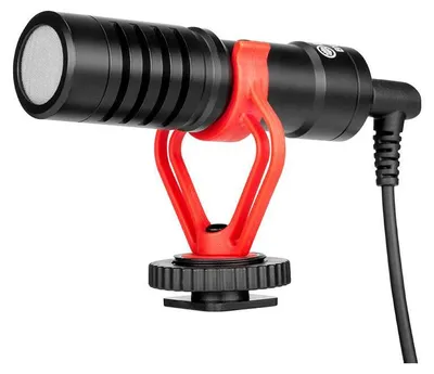 Zdjęcie produktu dla BOYA BY-MM1, -42 dB, 35 - 18000 Hz, Kardioid, Przewodowa, 3,5 mm (1/8"), Czarny